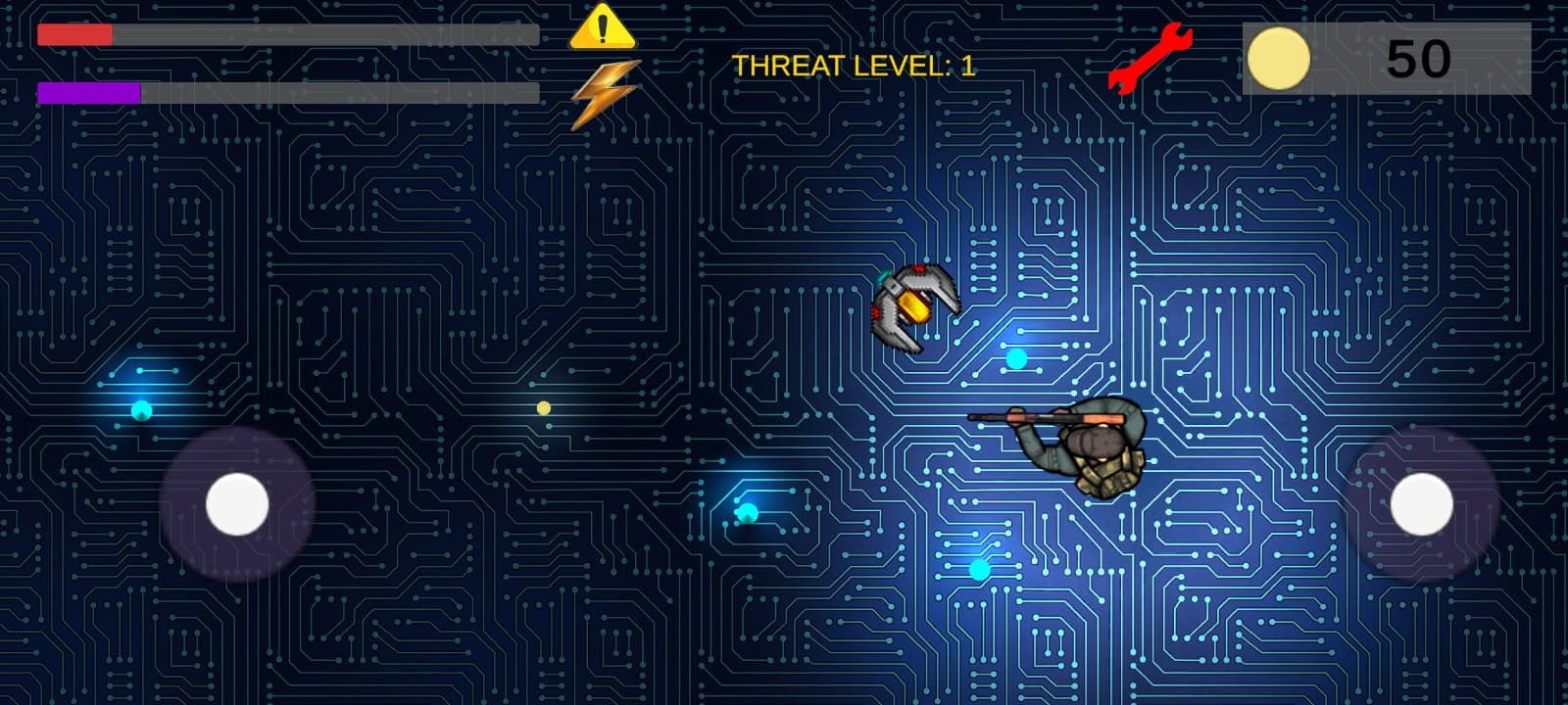 De-Sync — 2D Survival Shooter
